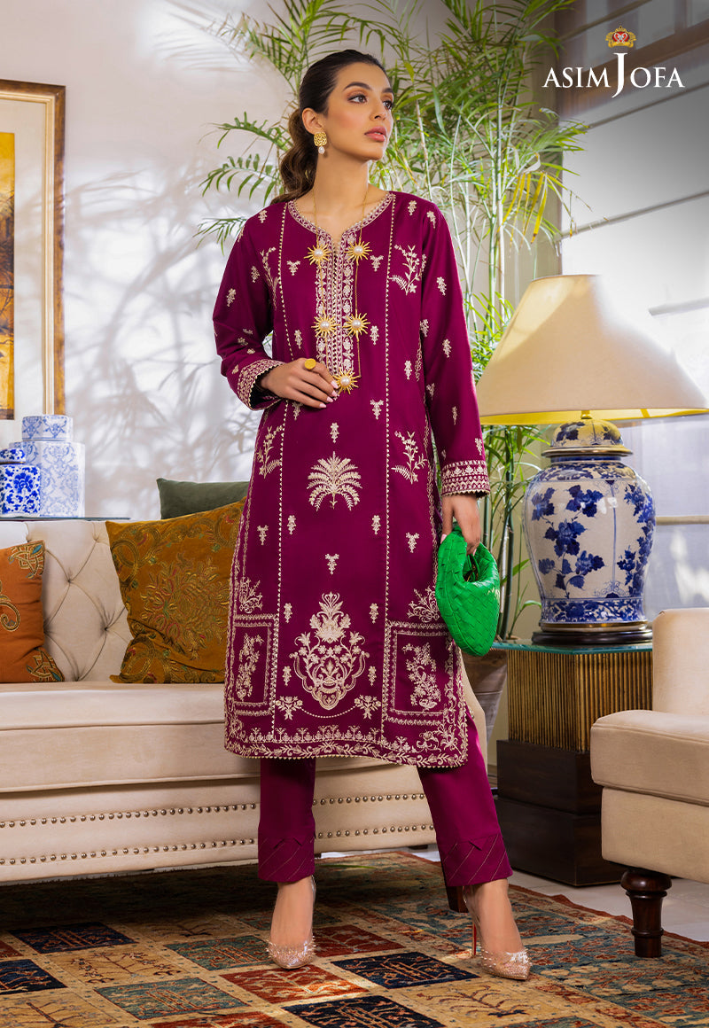 AJPE-18 (2-PC) EMBROIDERED CAMBRIC 2 PCS