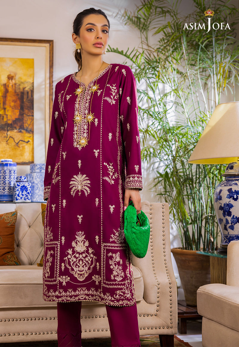 AJPE-18 (2-PC) EMBROIDERED CAMBRIC 2 PCS