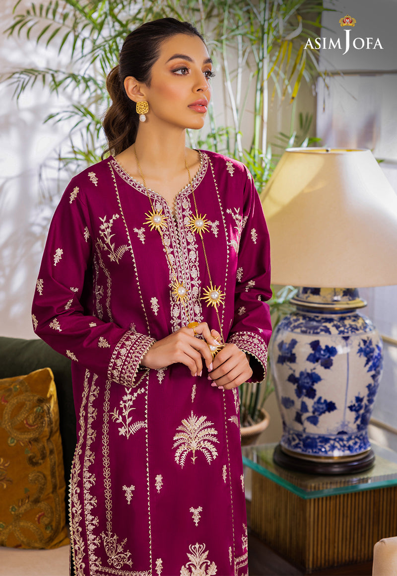 AJPE-18 (2-PC) EMBROIDERED CAMBRIC 2 PCS
