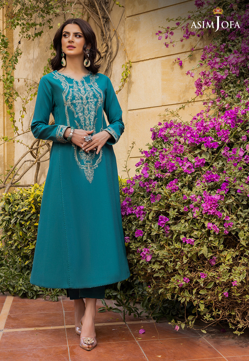 AJPE-34 (2-PC) EMBROIDERED CAMBRIC 2 PCS