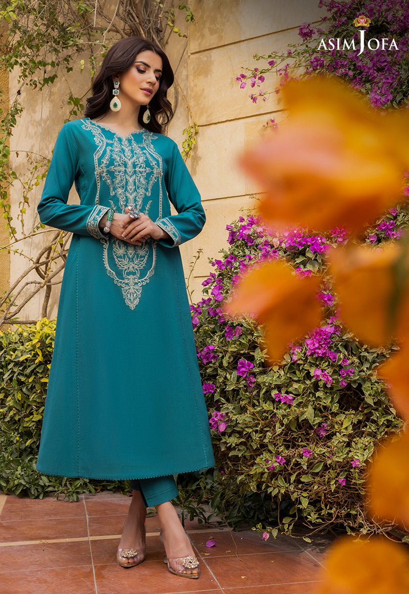 AJPE-34 (2-PC) EMBROIDERED CAMBRIC 2 PCS