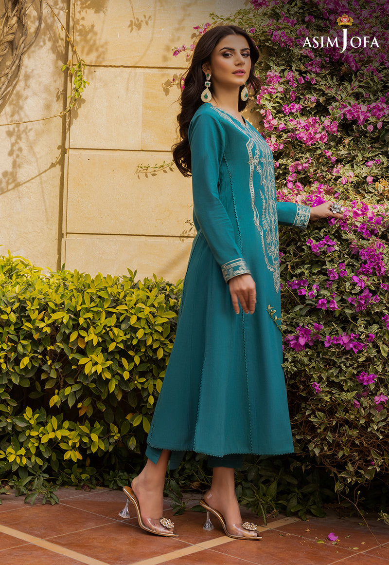 AJPE-34 (2-PC) EMBROIDERED CAMBRIC 2 PCS