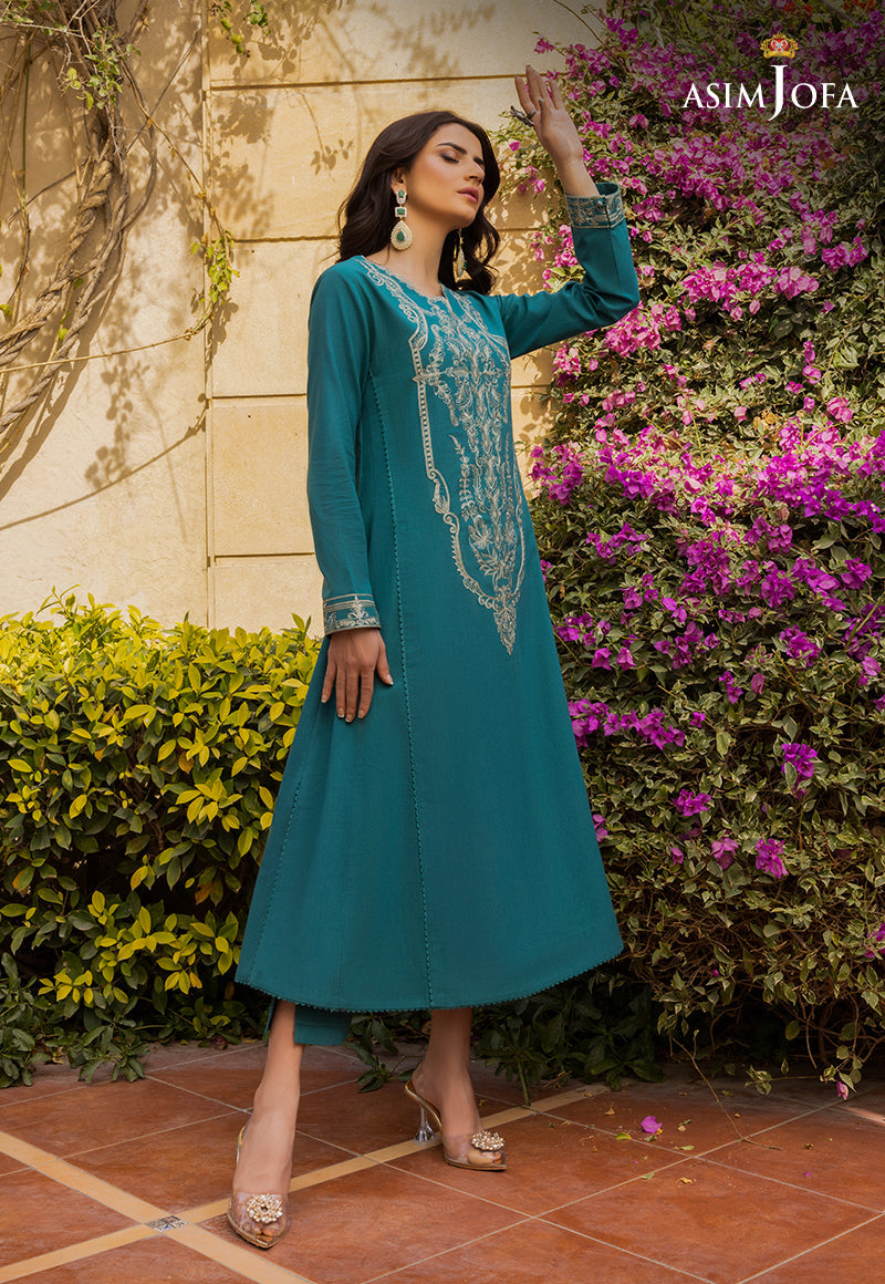 AJPE-34 (2-PC) EMBROIDERED CAMBRIC 2 PCS