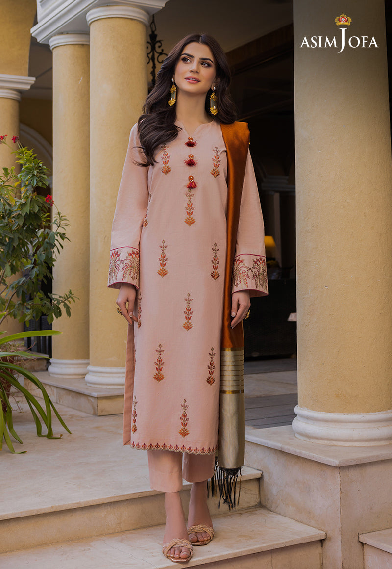 AJPB-135 EMBROIDERED CAMBRIC STITCHED 2 PCS