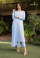 Ajso-57 Embroidered Cmabric Stitched 2 Pcs Shirt Trouser