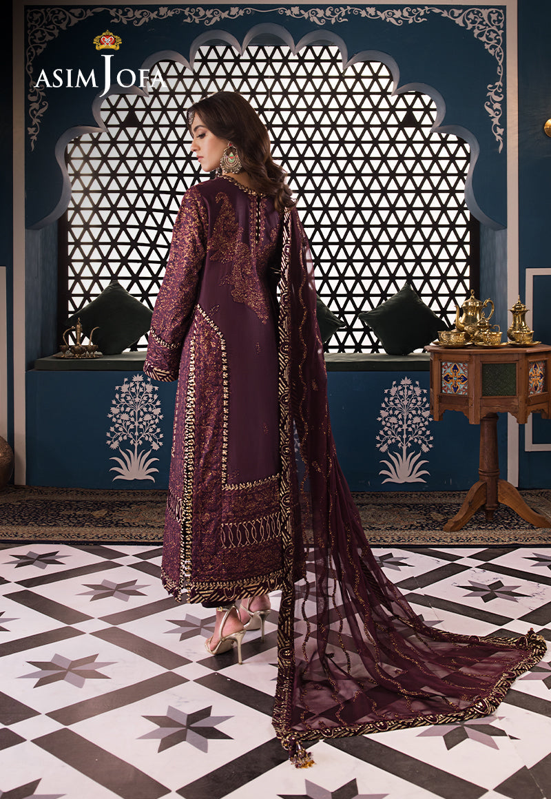 AJFID-06 EMBROIDERED LAWN STITCHED 3 PCS
