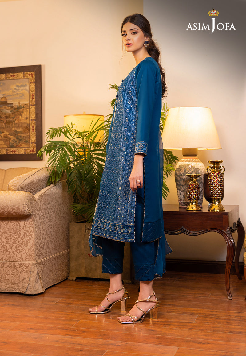 AJPE-07 (3-PC) EMBROIDERED CAMBRIC 3 PCS