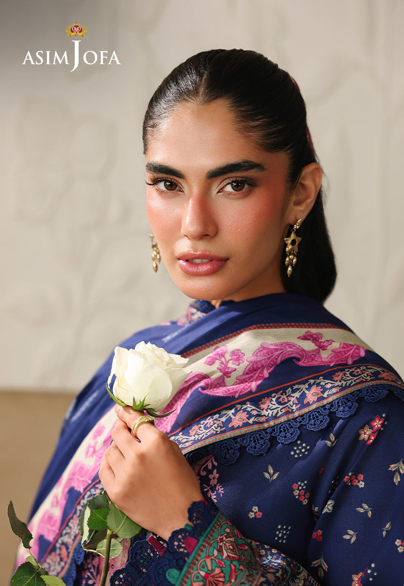AJUBC-03 Printed Lawn Unstitched 3 Pcs