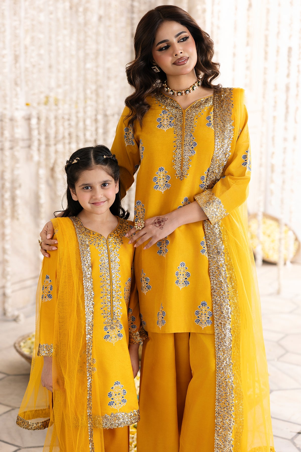 3-PC Embroidered Raw-Silk Suit CMA-6-339