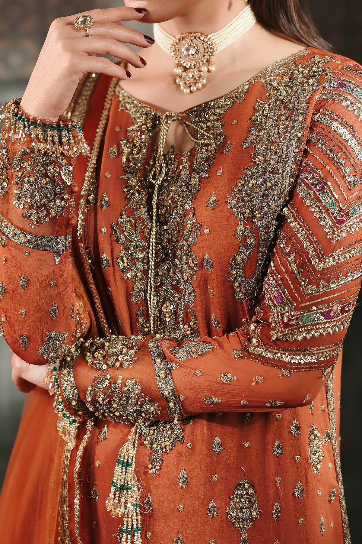 4-PC Charizma Unstitched Luxury Collection DJW5-11