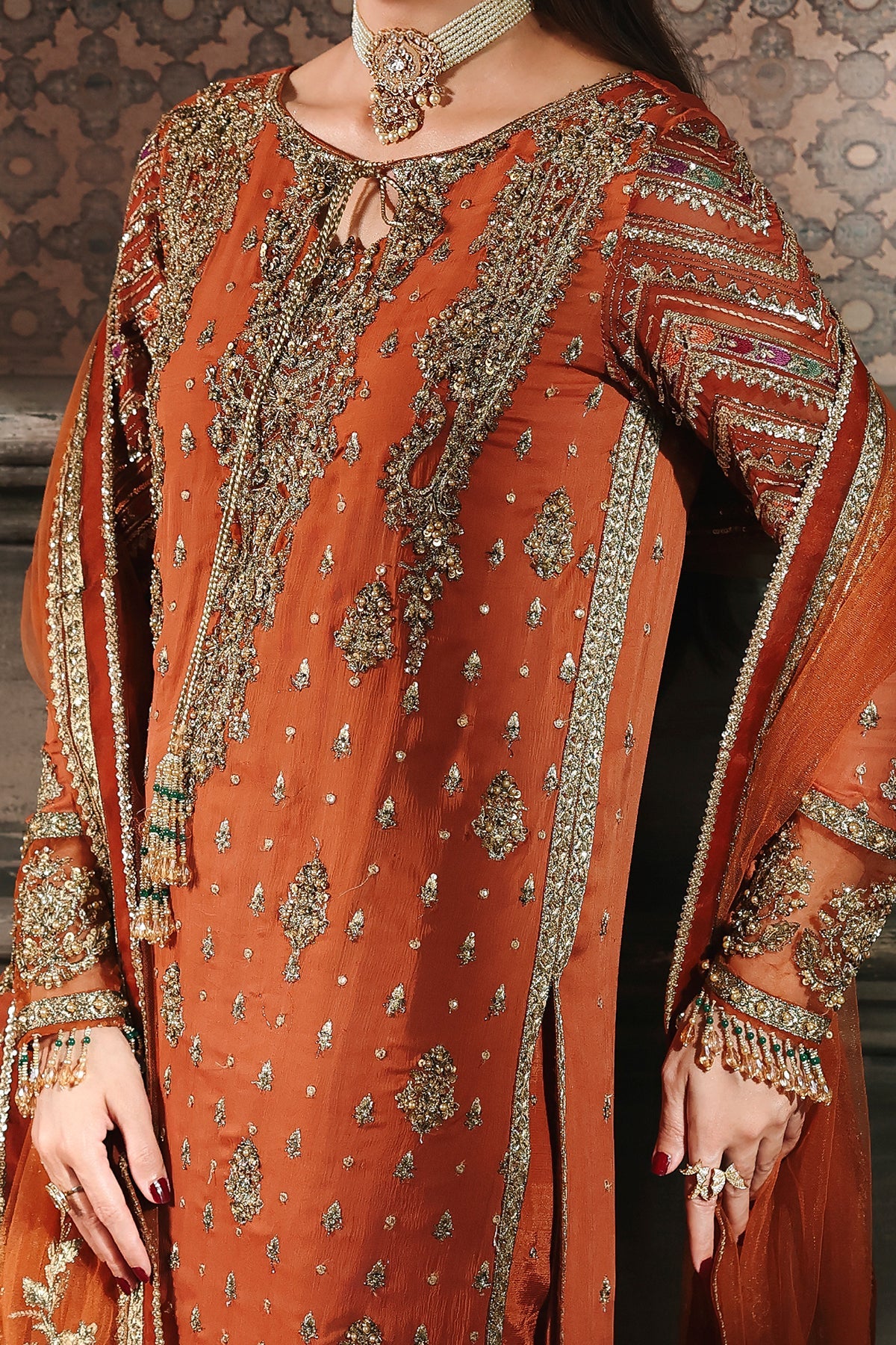 4-PC Charizma Unstitched Luxury Collection DJW5-11