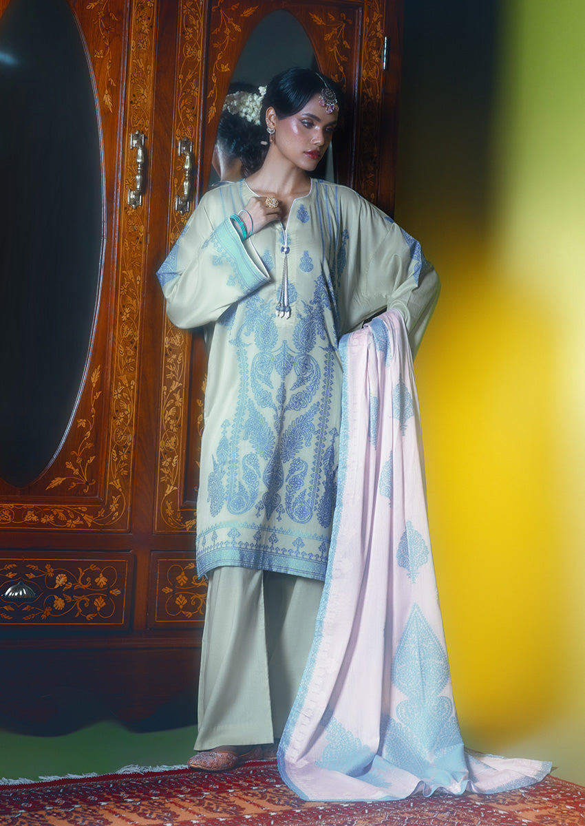 Seafoam-Jacquard-3 Piece (WP3PSBS26B1F30)