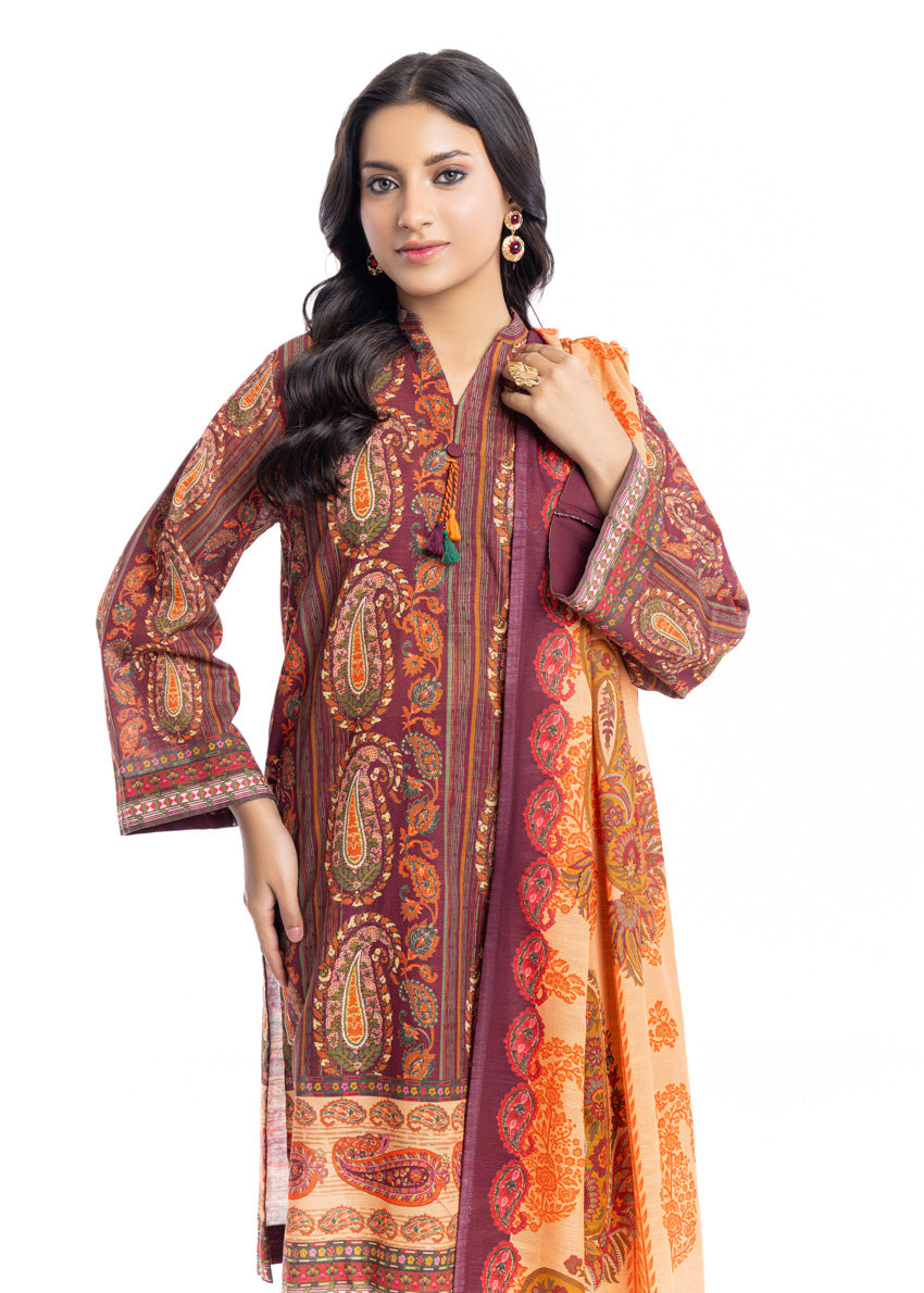 Multi-Khaddar-3 Piece (WP3PPBW25B11D16)