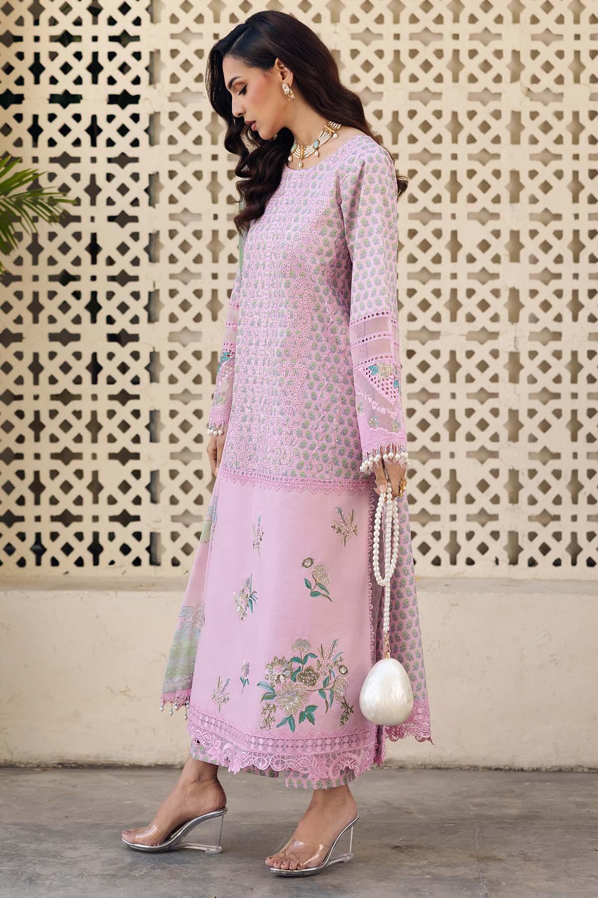 3-PC Unstitched Embroidered Lawn SLC27-14