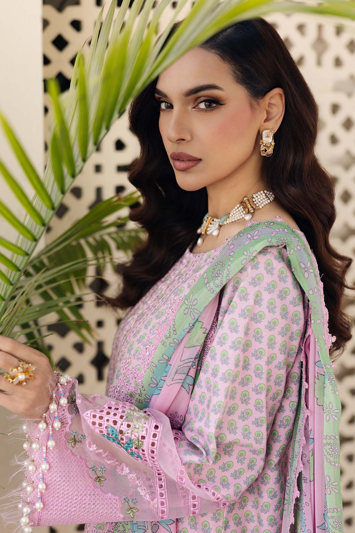 3-PC Unstitched Embroidered Lawn SLC27-14