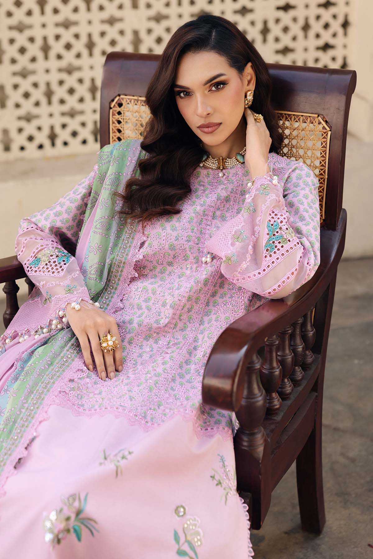 3-PC Unstitched Embroidered Lawn SLC27-14