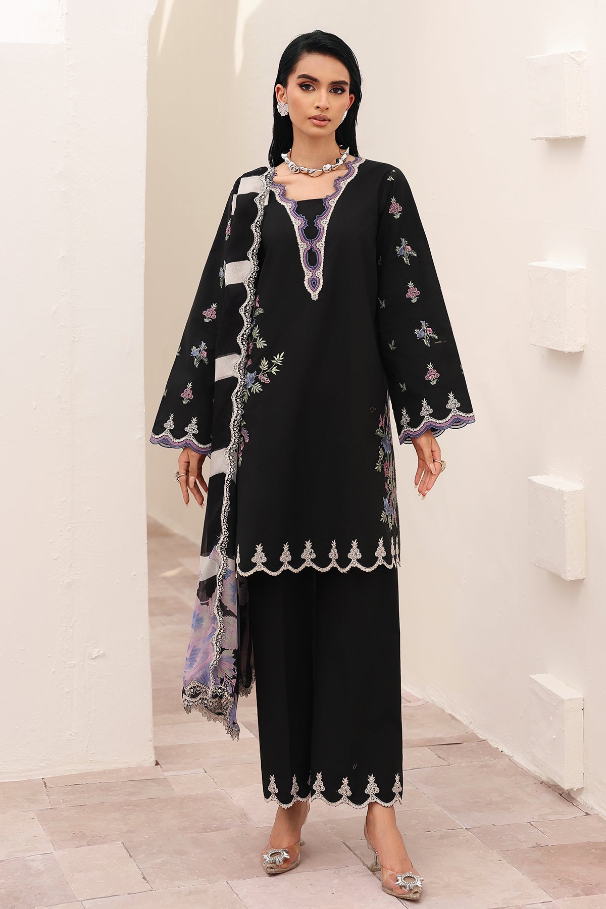 3-PC Embroidered CNP-6-249