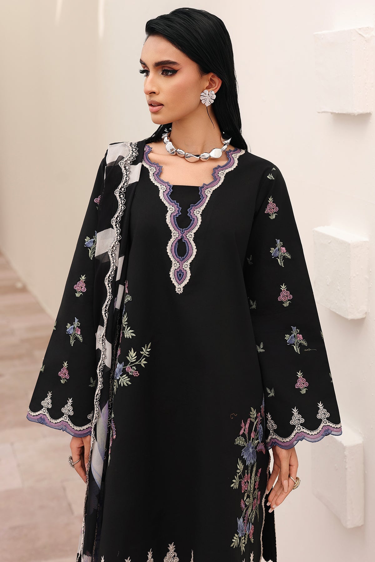 3-PC Embroidered CNP-6-249