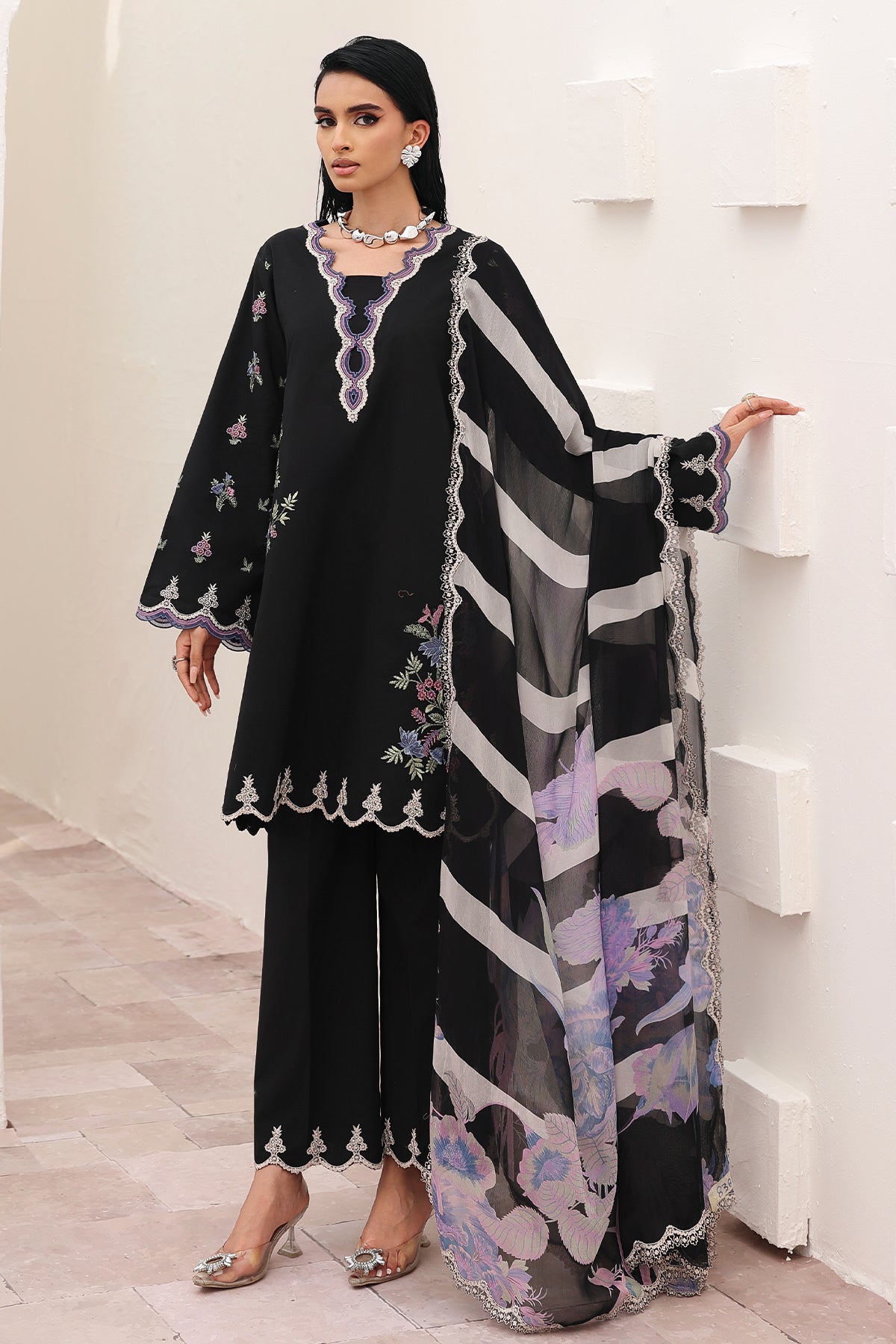 3-PC Embroidered CNP-6-249