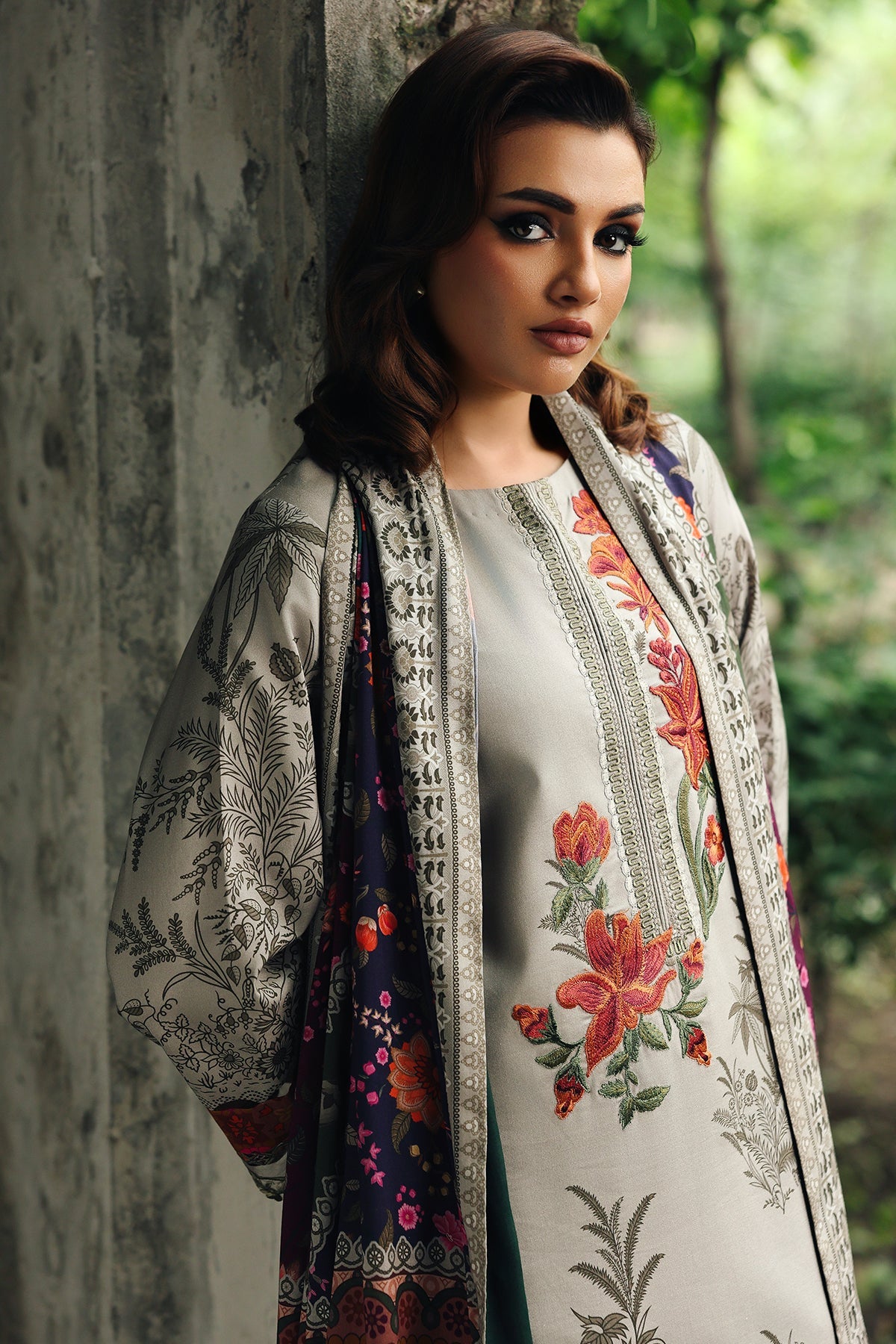 3-pc Unstitched Embroidered Staple DSCW5-05