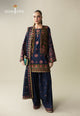 AJULMD-04 Embroidered Velvet Stitched 4 Pcs