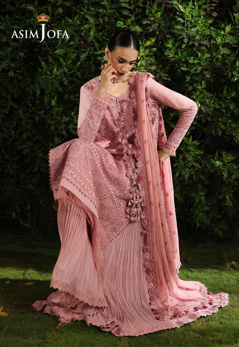 AJULC-03 Embroidered Paper Cotton Unstitched 3 Pcs
