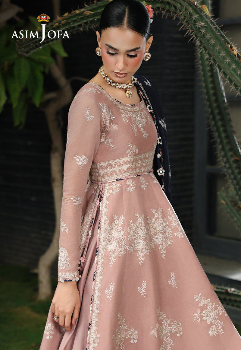 AJULC-02 Embroidered Paper Cotton Unstitched 3 Pcs