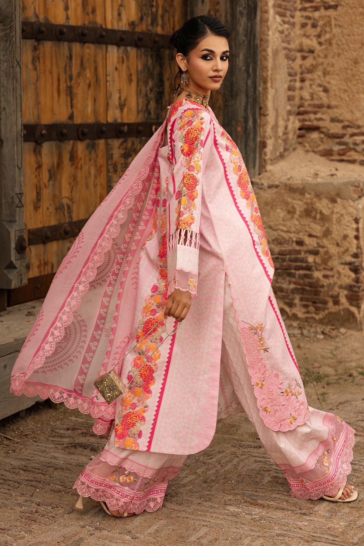 3-PC Stitched Embroidered Lawn CC6-26P