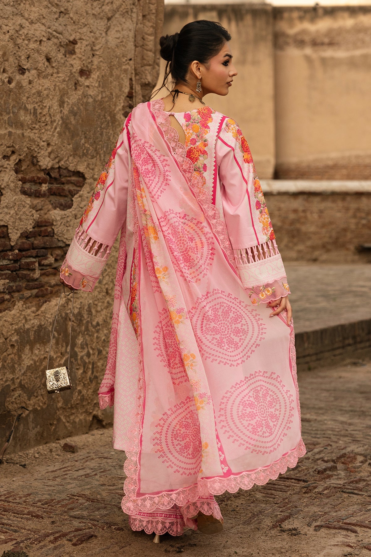 3-PC Unstitched Embroidered Lawn Collection CC6-26