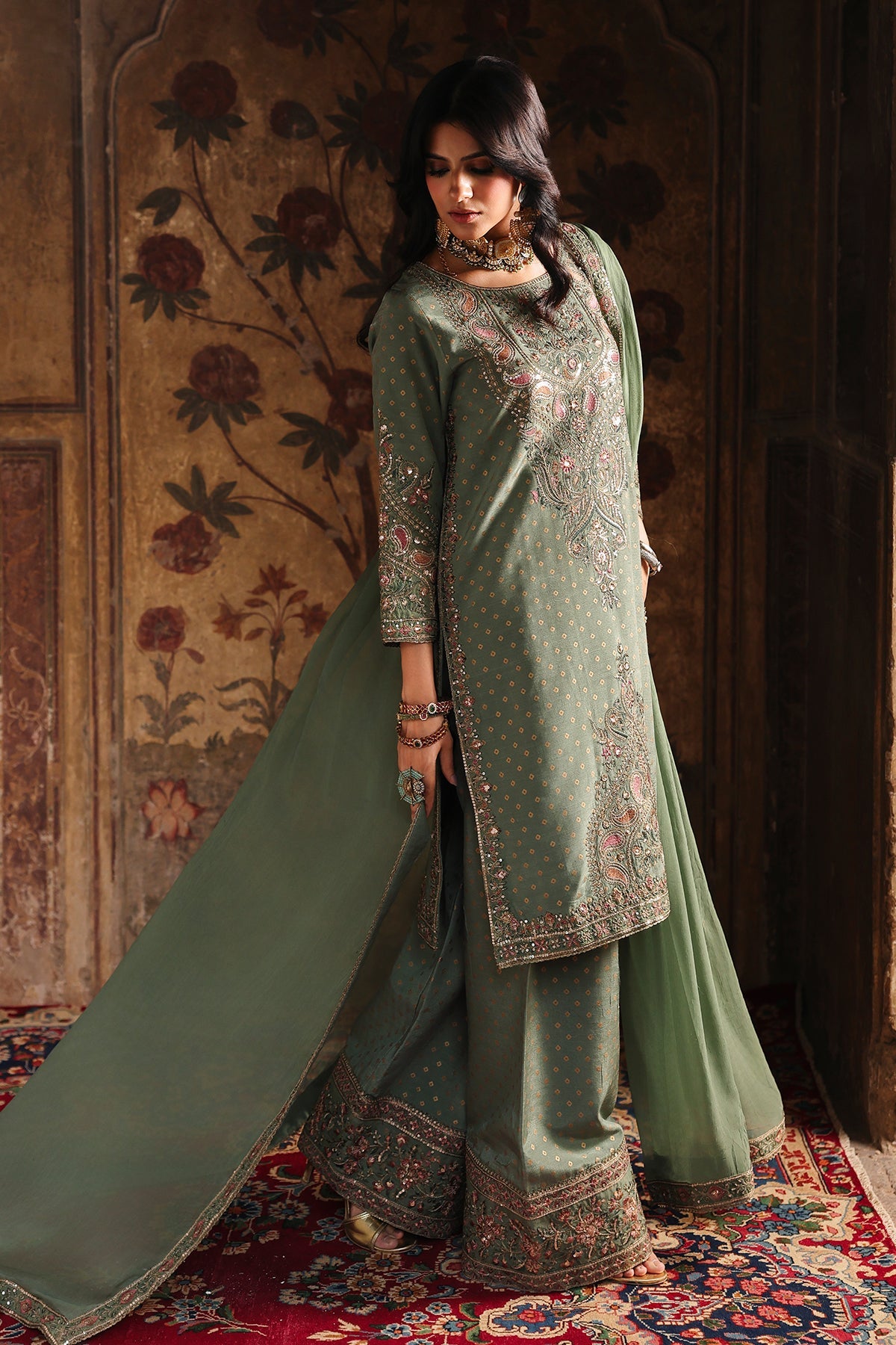 3-PC Stitched Embroidered CMA-6-470