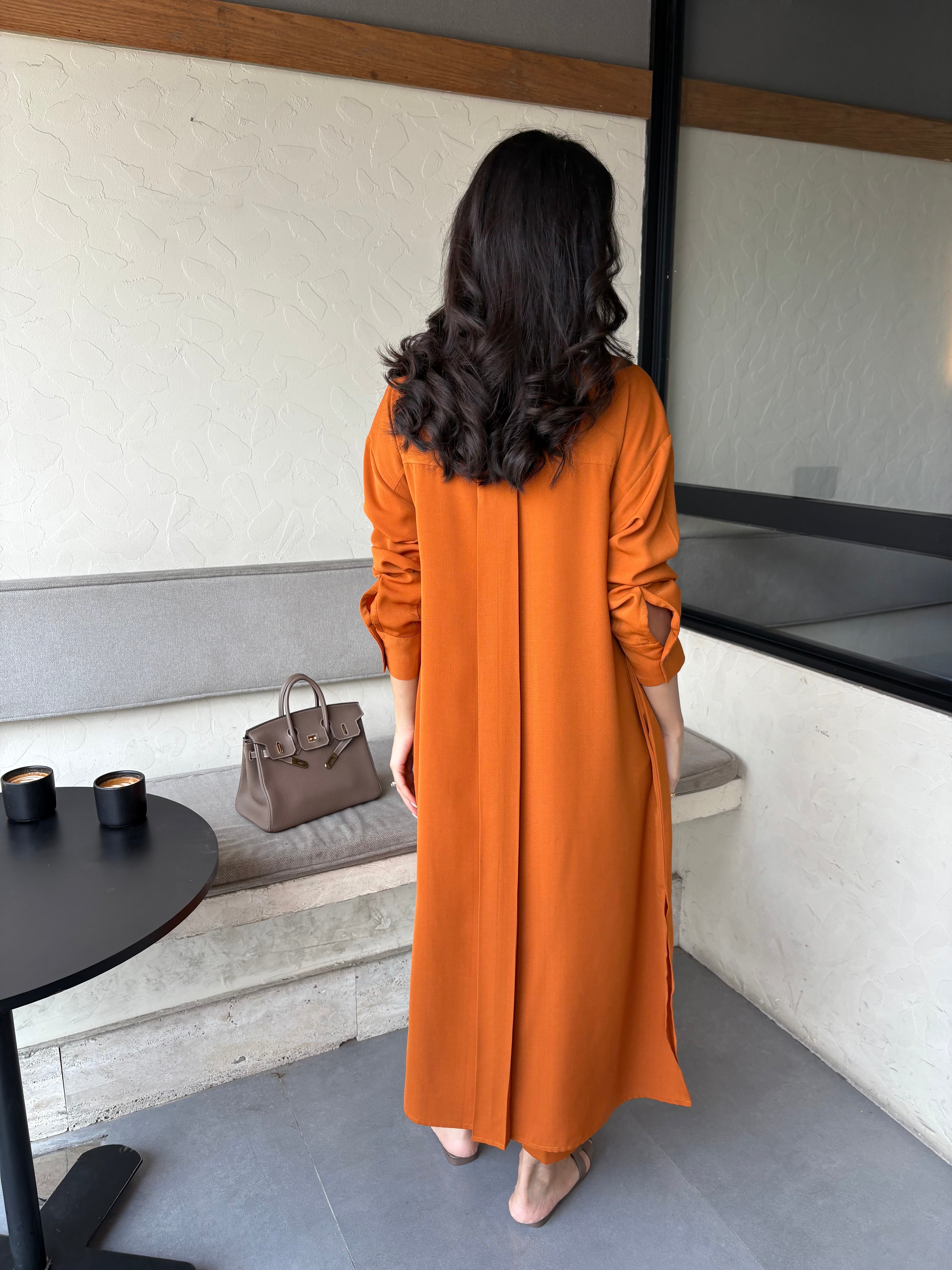 Burnt Orange Travel Set