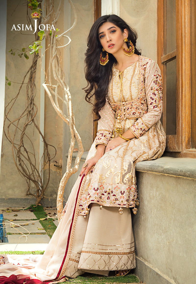 AJLE-10 EMBROIDERED ORGANZA 3 PCS
