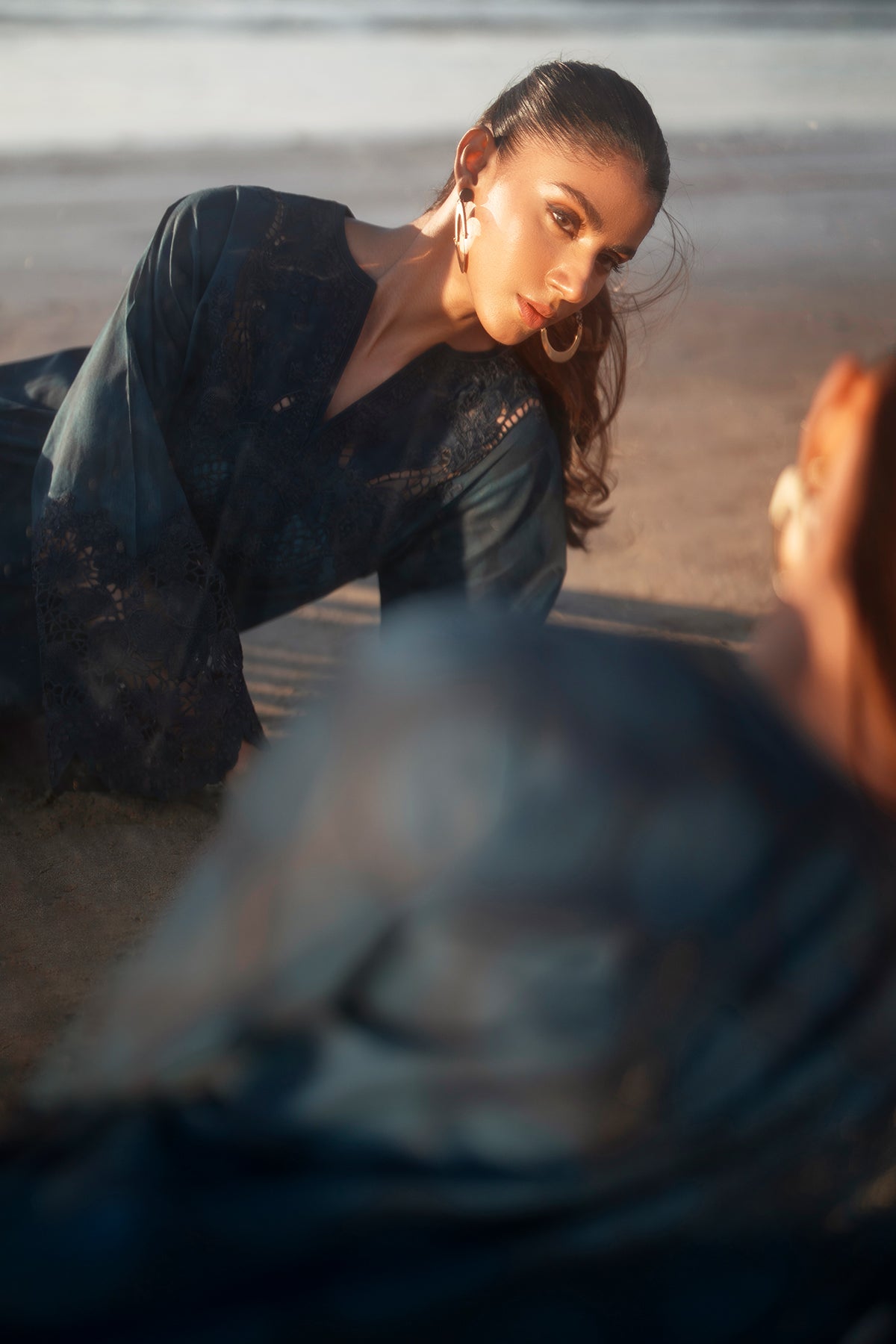 EMBROIDERED PRINTED LAWN UF-4063