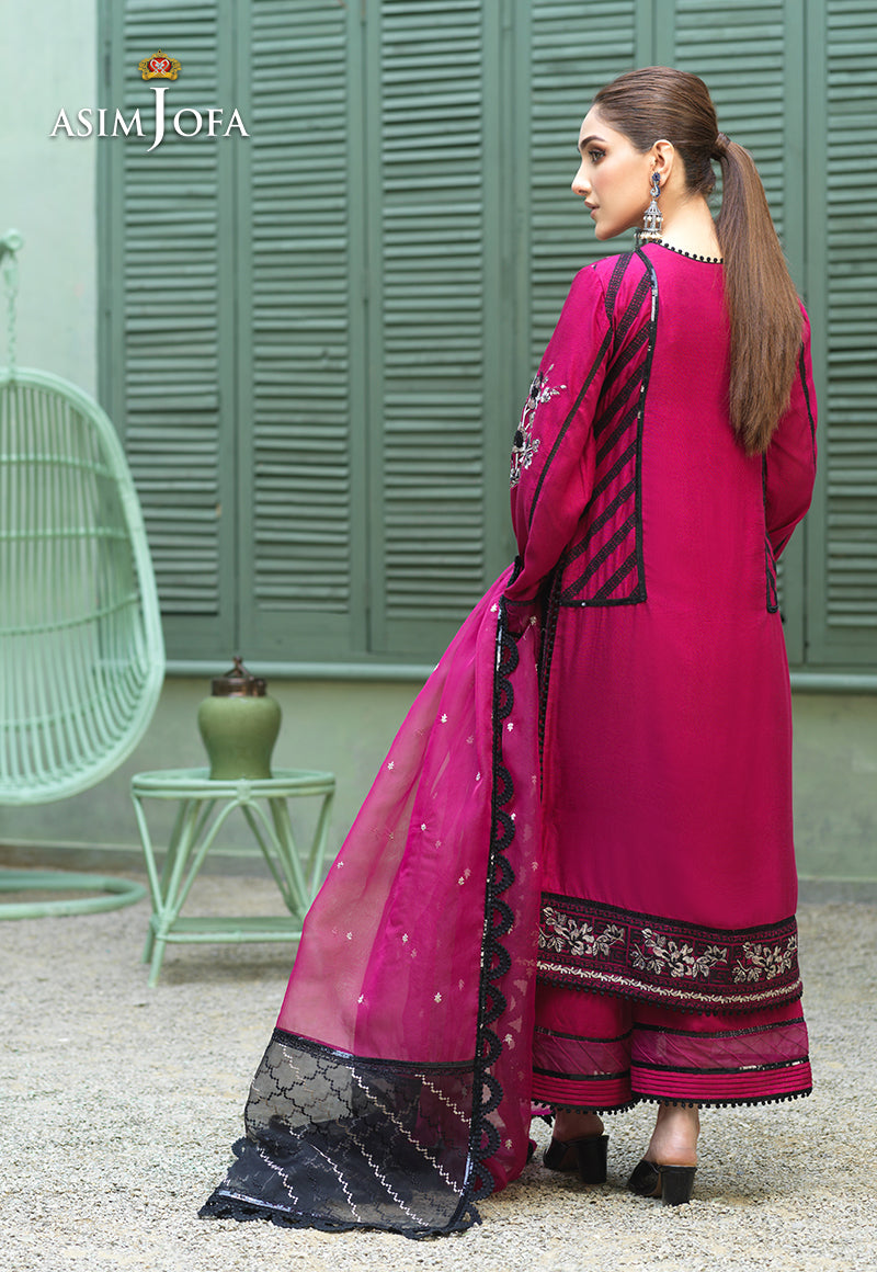 AJFC-44 EMBROIDERED COTTON NET 3 PCS