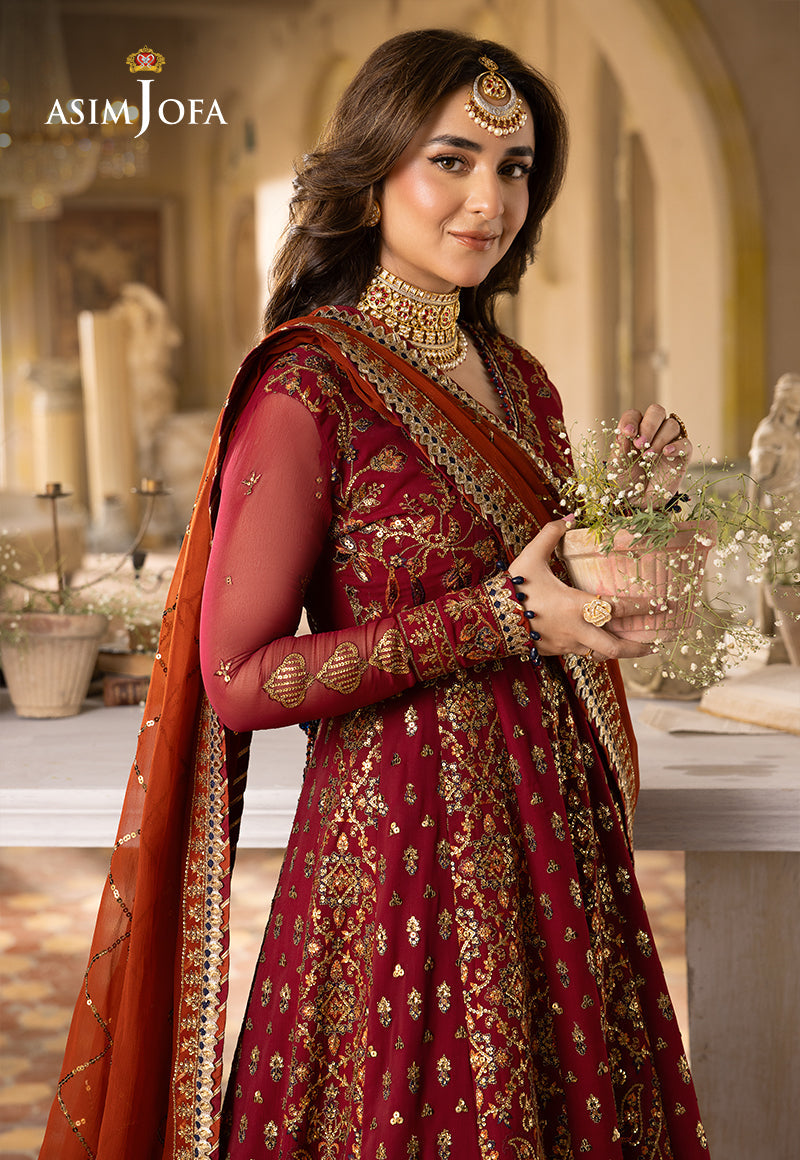 AJNB-10 EMBROIDERED CHIFFON 3 PCS