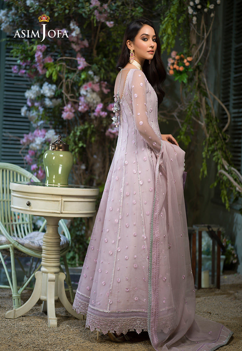 AJFC-45 EMBROIDERED ORGANZA 3 PCS