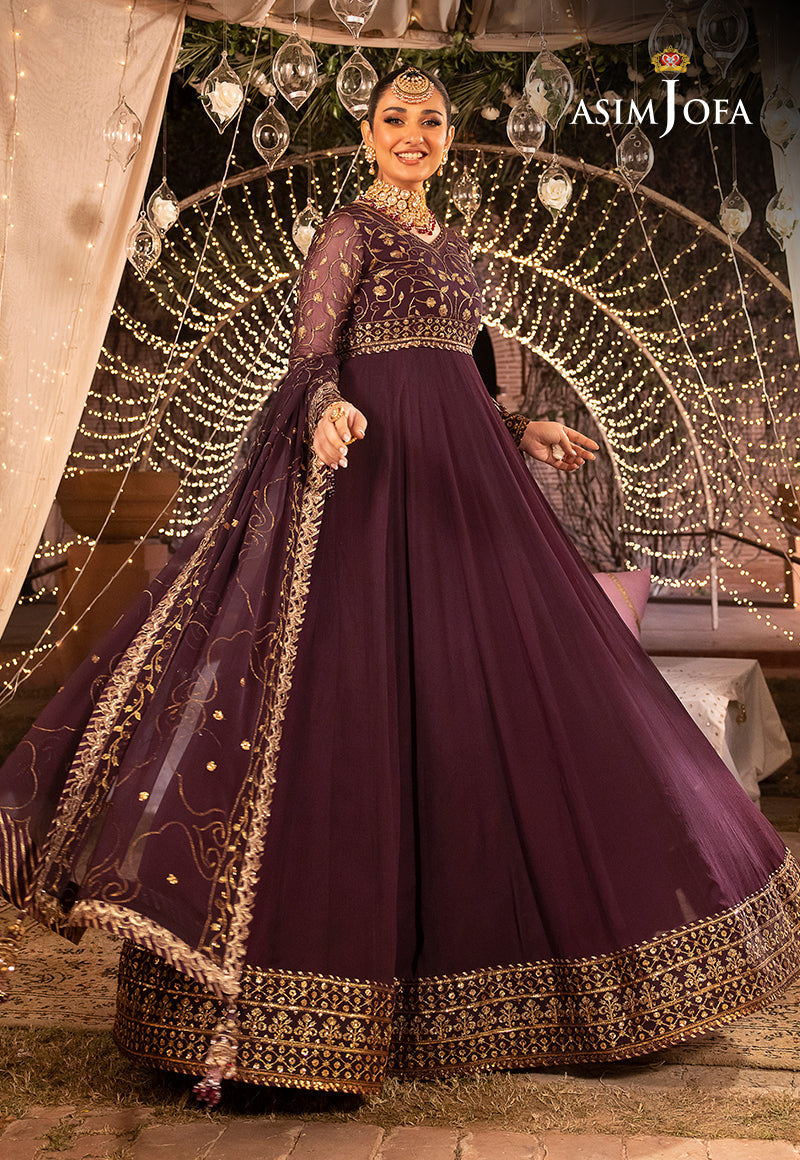 AJDA-24 EMBROIDERED CHIFFON 2 PCS