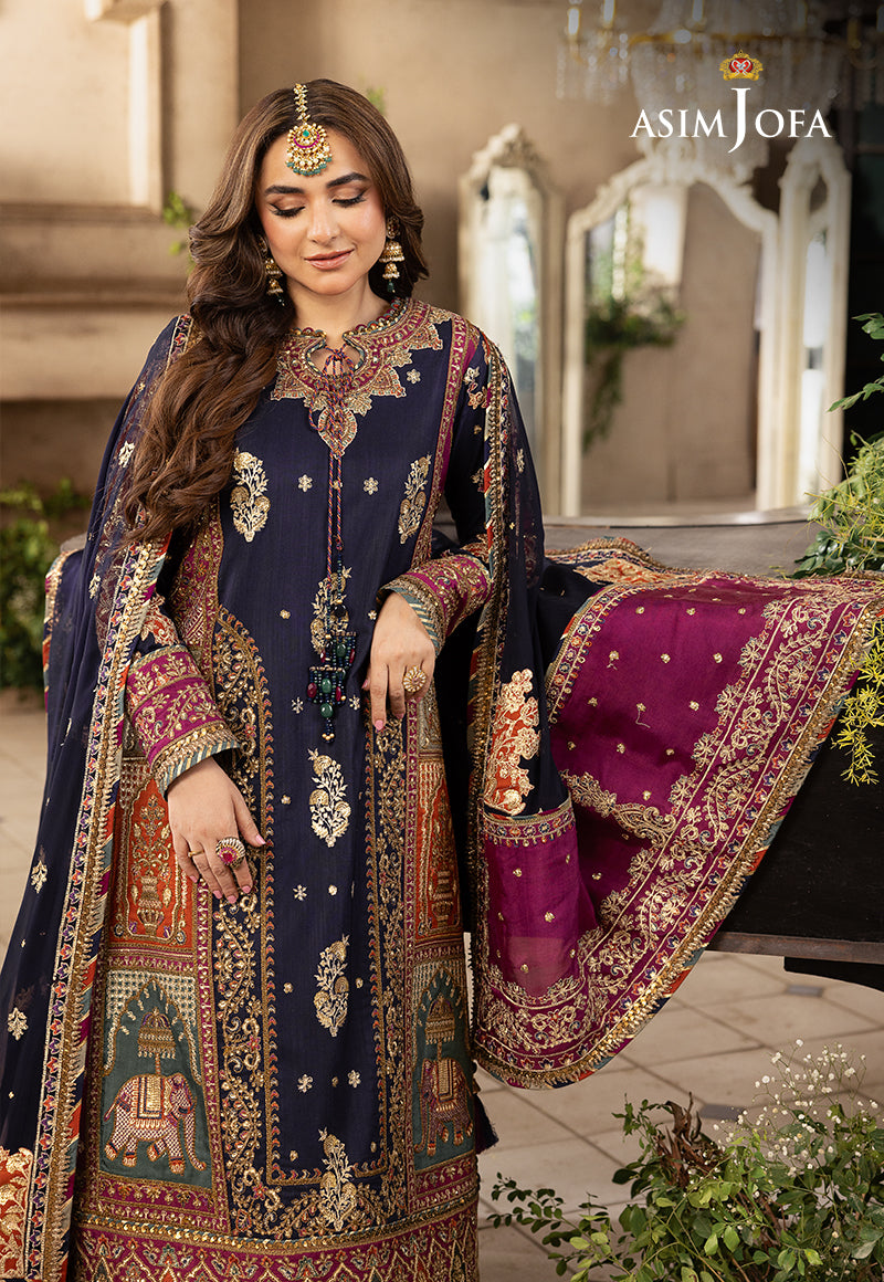 AJNB-08 EMBROIDERED SILK 3 PCS