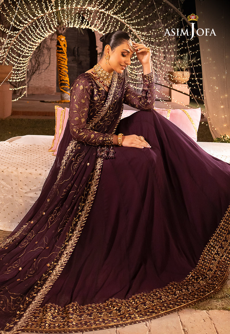 AJDA-24 EMBROIDERED CHIFFON 2 PCS