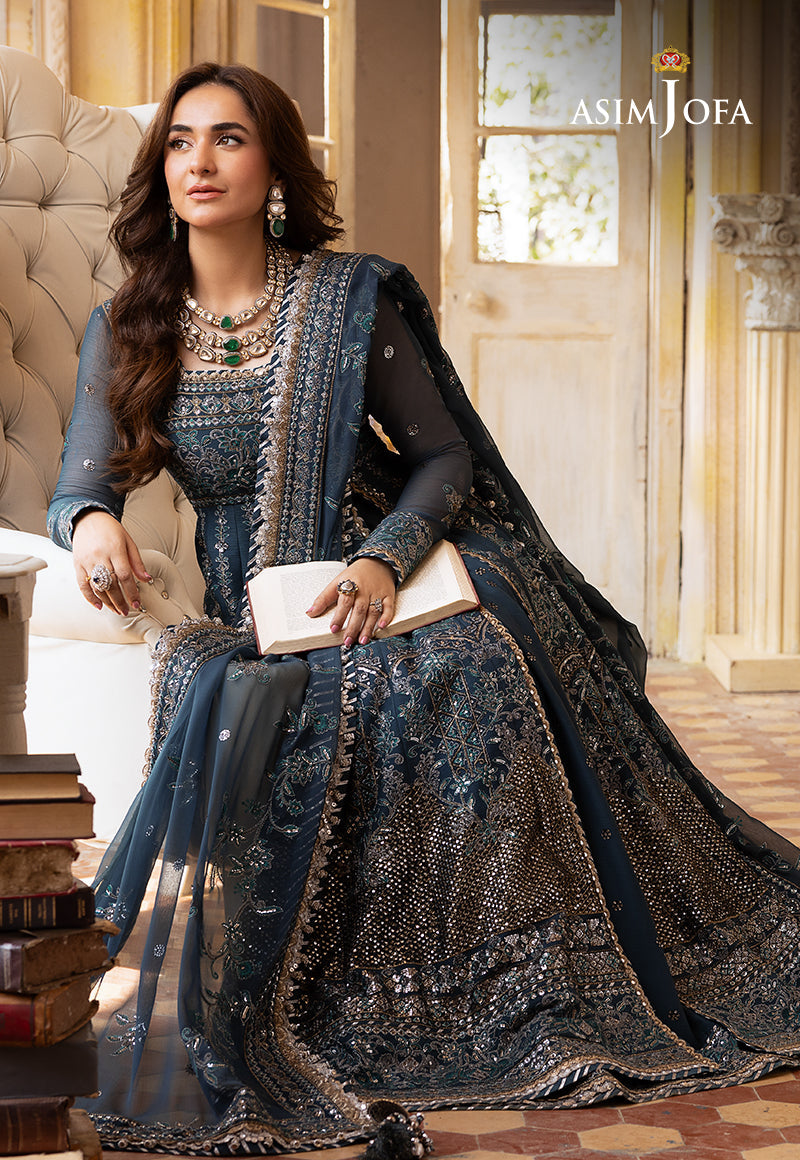 AJNB-02 EMBROIDERED CHIFFON 3 PCS