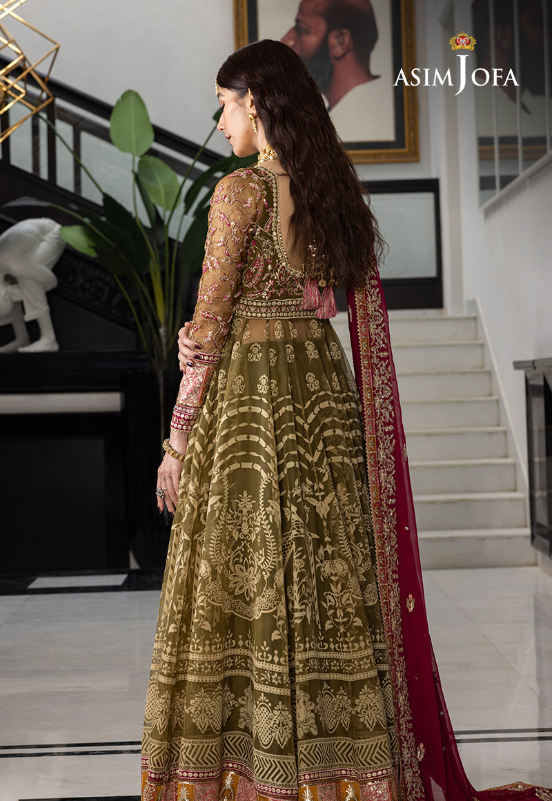 AJJHD-03 EMBROIDERED CHIFFON STITCHED 3 PC