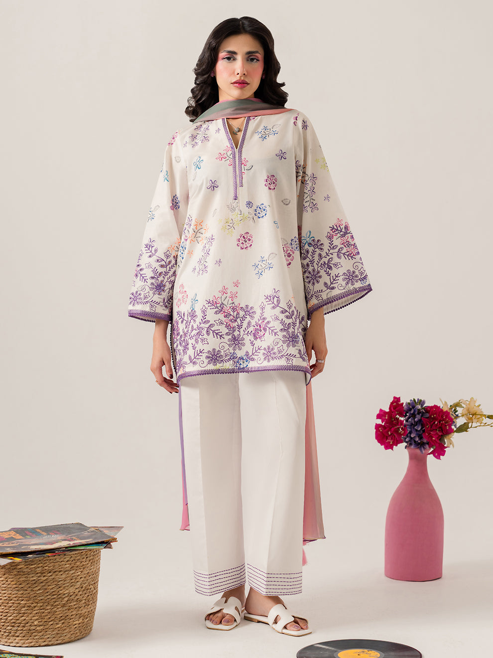 Vaylo Khaddar Co-Ord Set | Maroon Winter Outfit for Women | Kiara By Hana