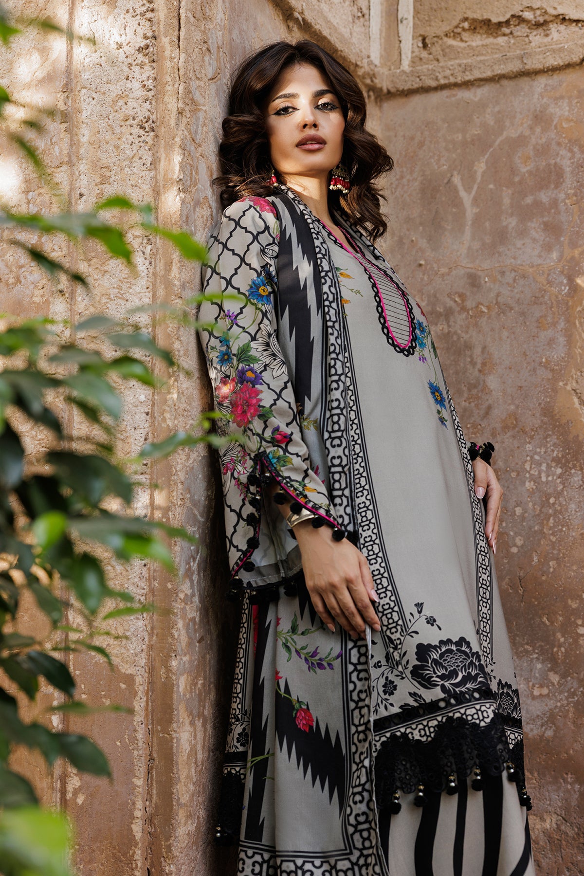 3-pc Unstitched Embroidered Staple DSCW5-04