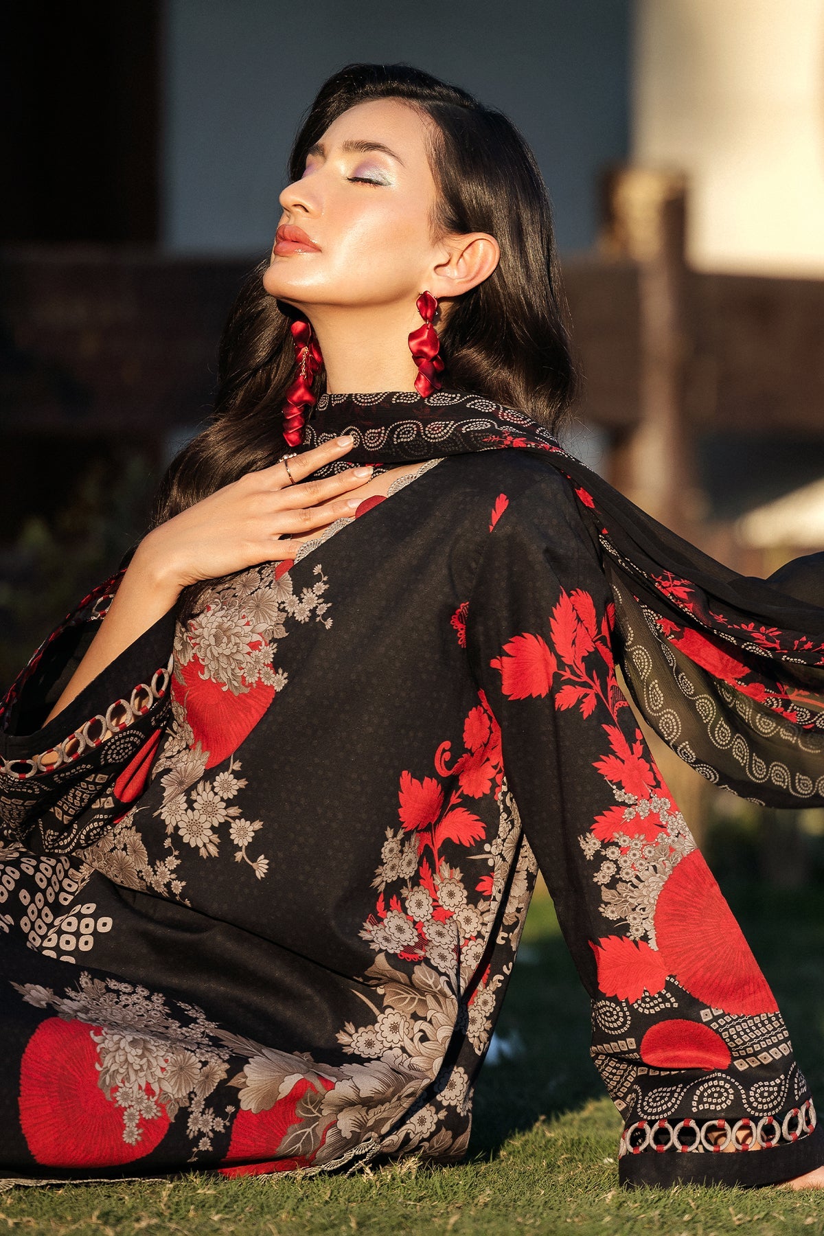 3-PC Unstitched Printed Lawn SLC27-15