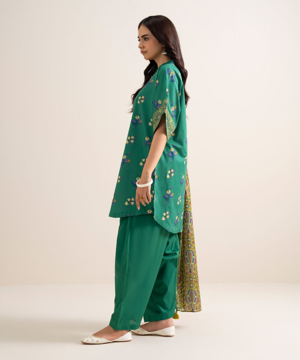 3 Piece - Printed Lawn Suit 0U3PADD26V85