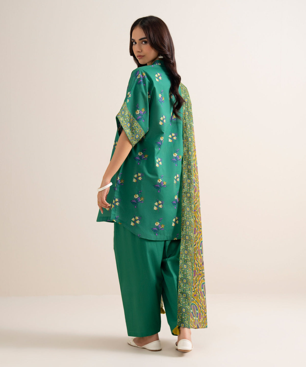 3 Piece - Printed Lawn Suit 0U3PADD26V85