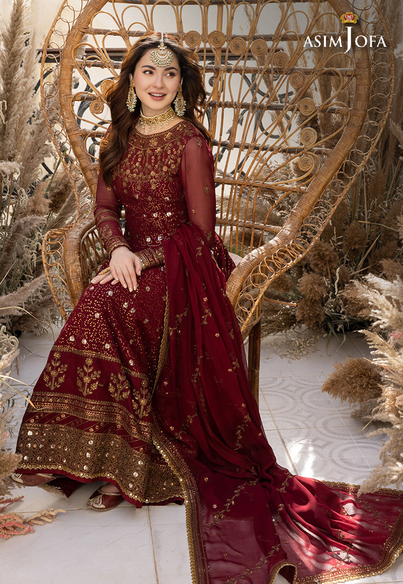 AJHJ-20 EMBROIDERED CHIFFON 3 PCS