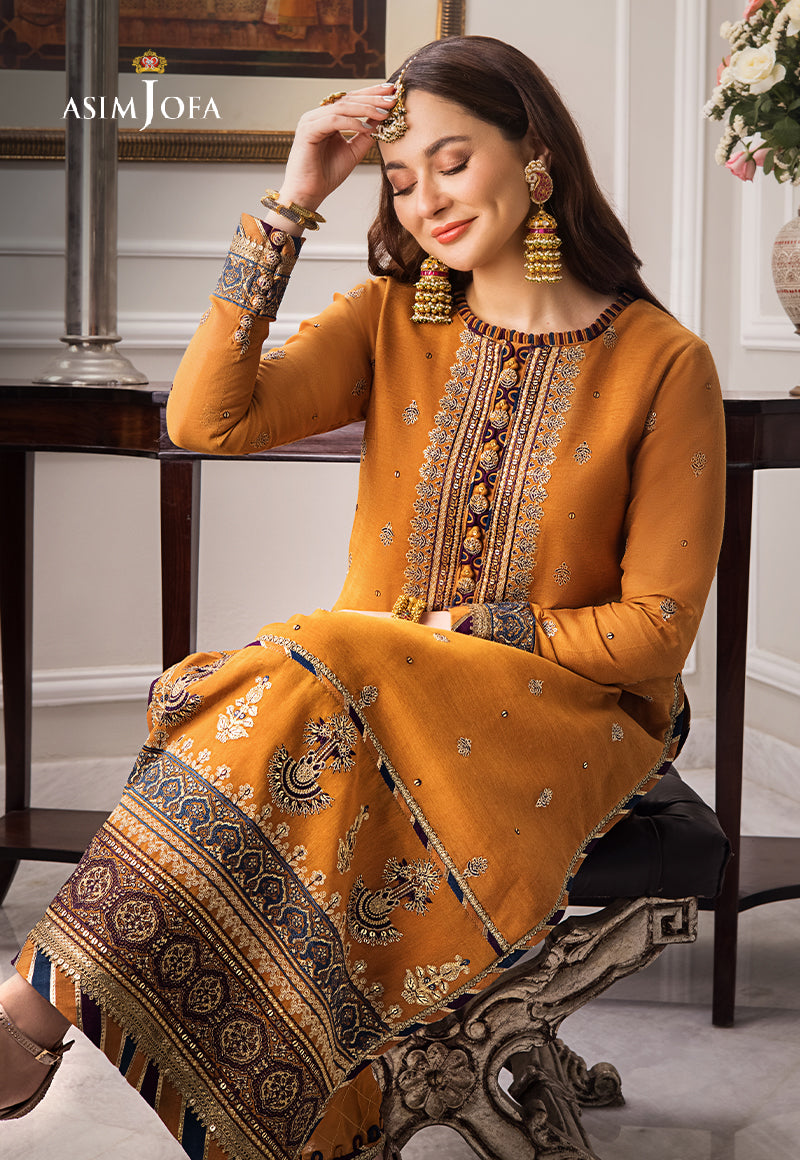 AJZS-11 EMBROIDERED PAPER COTTON 2 PCS