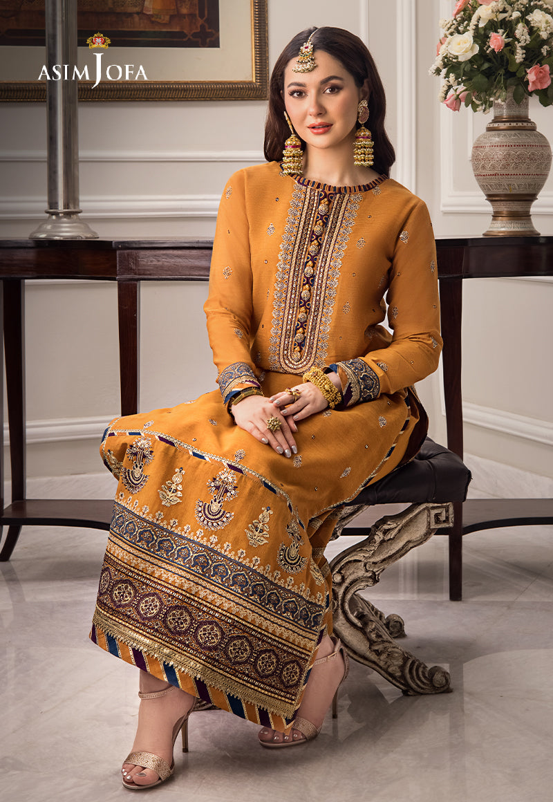 AJZS-11 EMBROIDERED PAPER COTTON 2 PCS