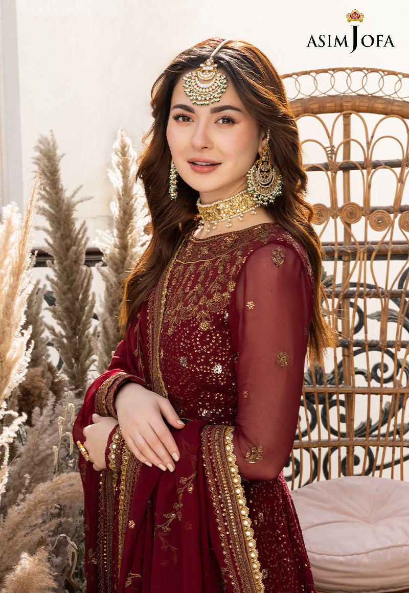 AJHJ-20 EMBROIDERED CHIFFON 3 PCS